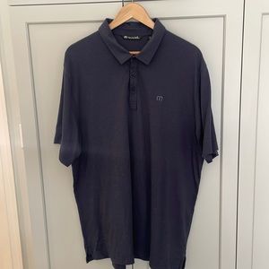 Travis Mathews Navy Golf Shirt